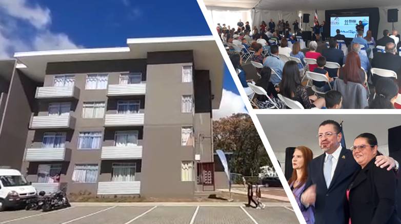 Fotografías del Condominio y el acto de su Inauguración.