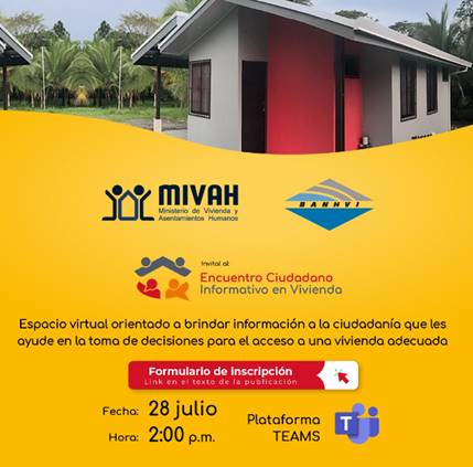 Invitación al Encuentro Ciudadano del 28 de julio, 2022. 2 p.m.