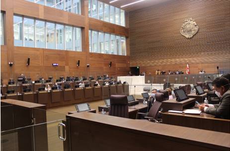 Fotografía del plenario de la Asamblea Legislativa.