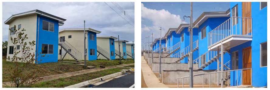 Fotografías del proyecto de vivienda entregado Valle Azul en Guácima, Alajuela. 