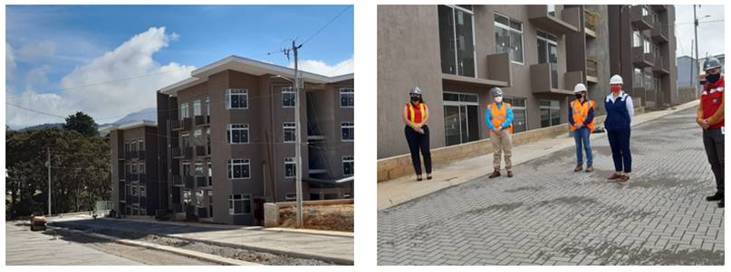 Fotografías de las obras en desarrollo del proyecto Condominio Torres de la Montaña.