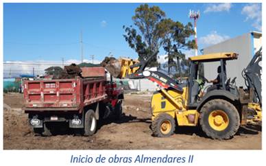 Fotografía del proyecto Almendares II en el inicio de obras.