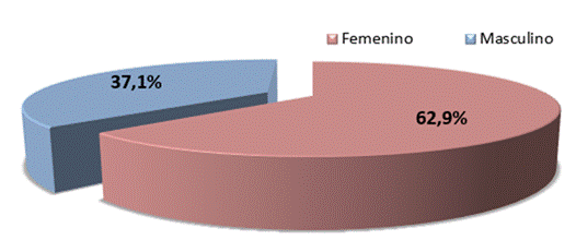Title: Gráfico Bonos de vivienda otorgados por género del jefe de familia